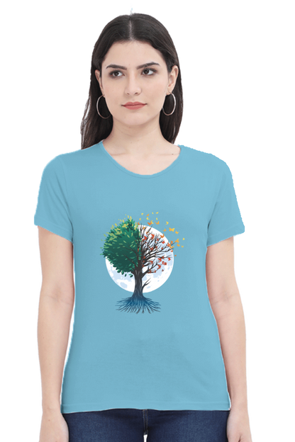 Tree Of Butterflies Autumn T-Shirt