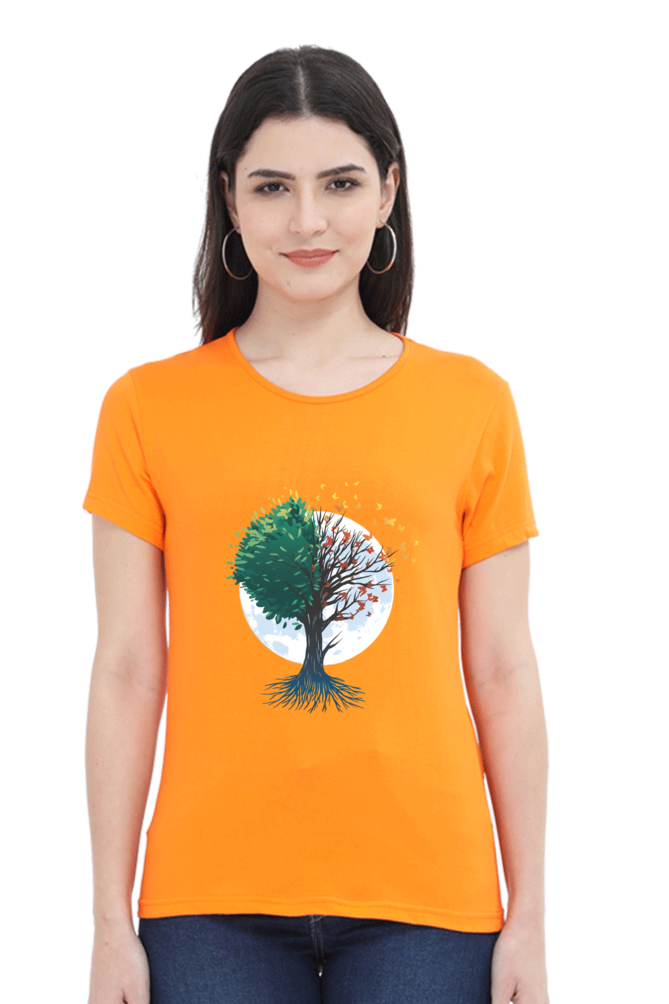 Tree Of Butterflies Autumn T-Shirt