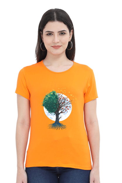 Tree Of Butterflies Autumn T-Shirt