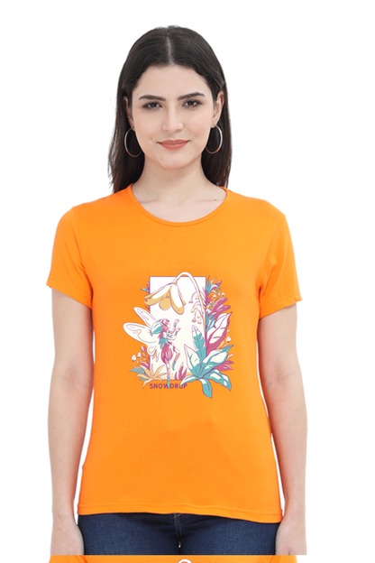 Small Fairy With Flowers T-Shirt