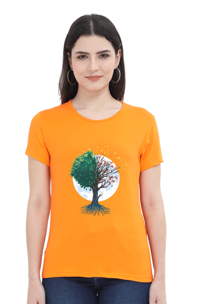 Tree Of Butterflies Autumn T-Shirt