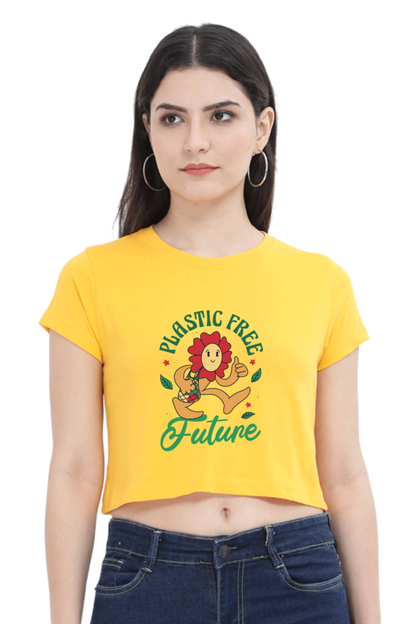 Plastic Free Flower Crop Top