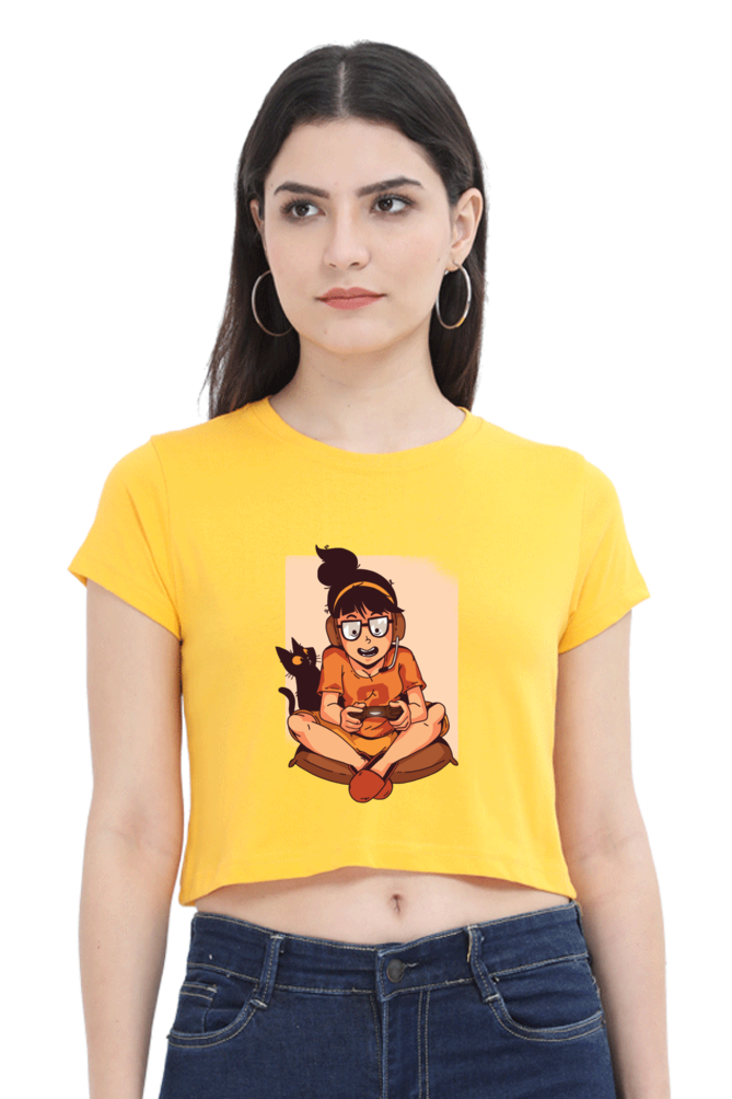 Gamer Girl Crop Top