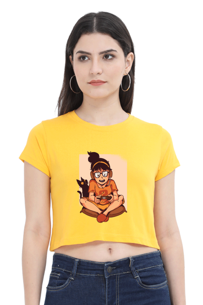 Gamer Girl Crop Top