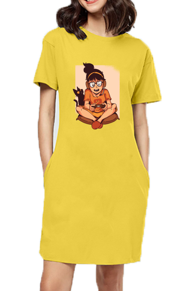 Gamer Girl T-Shirt Dress