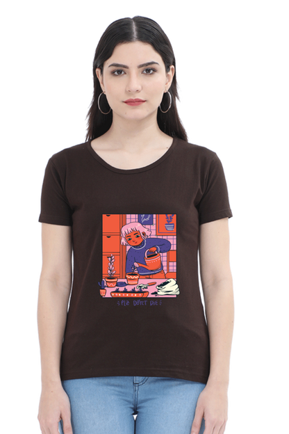 Girl Watering Plant T-Shirt