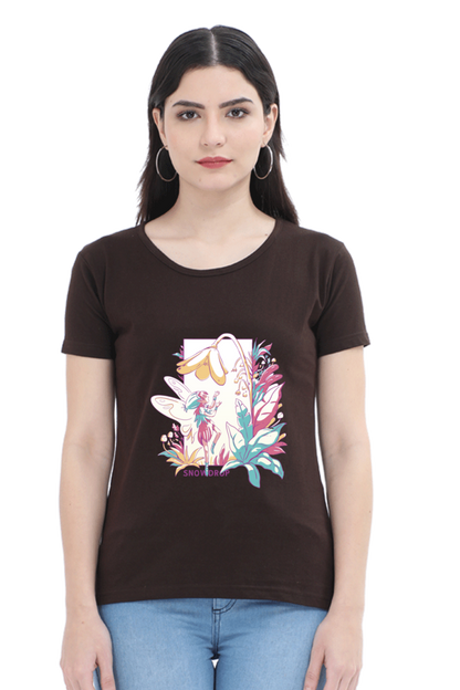 Small Fairy With Flowers T-Shirt