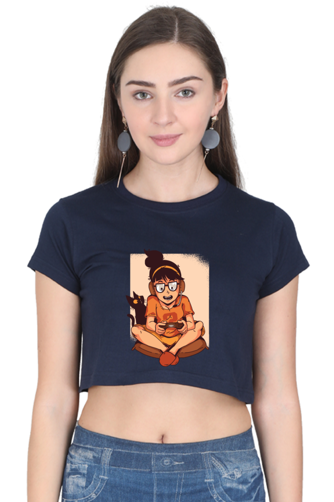 Gamer Girl Crop Top