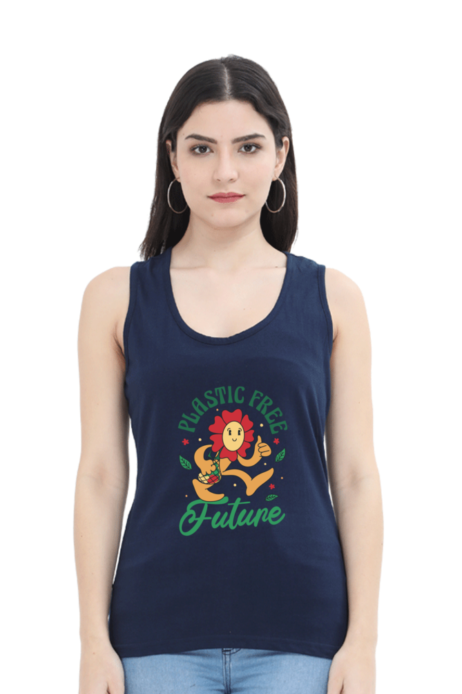 Plastic Free Flower Tank Top