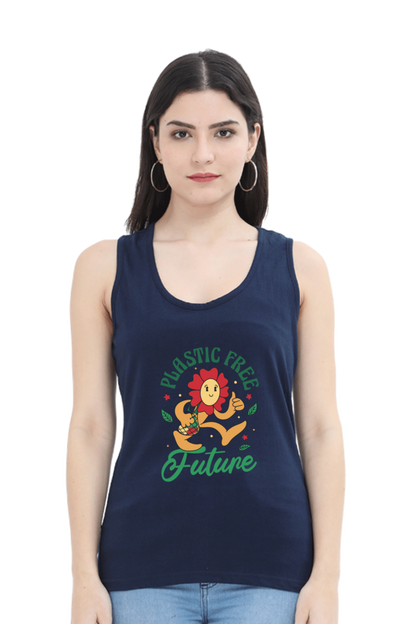 Plastic Free Flower Tank Top