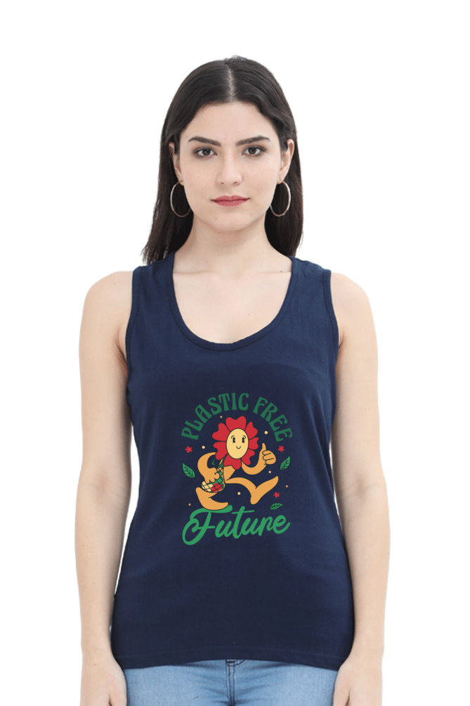 Plastic Free Flower Tank Top
