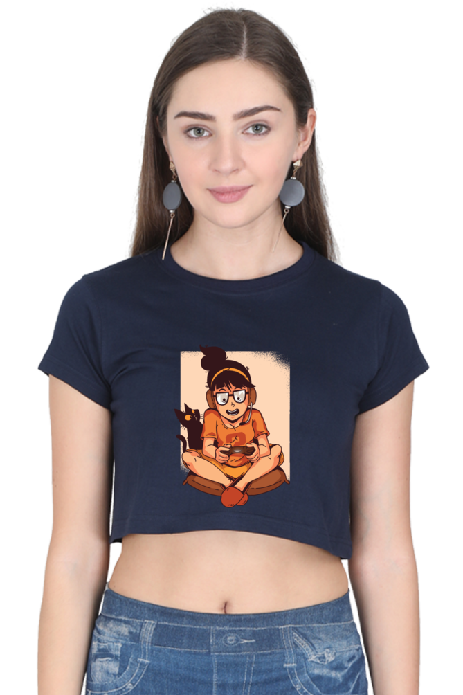 Gamer Girl Crop Top
