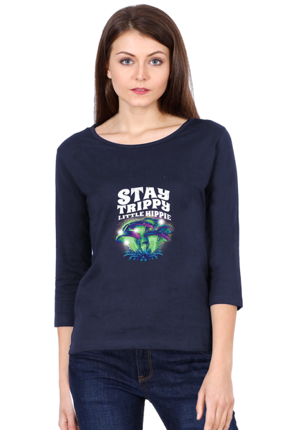 Magic Mushrooms Fantasy Round Neck Full Sleeve