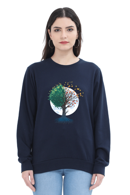 Tree Of Butterflies Autumn Sweatshirt