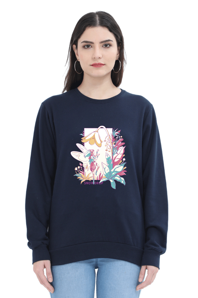 Small Fairy With Flowers Sweatshirt