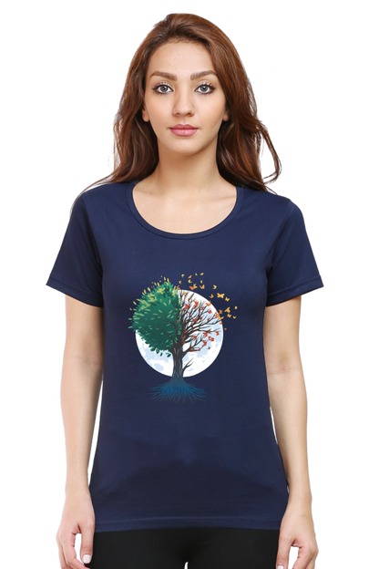 Tree Of Butterflies Autumn T-Shirt