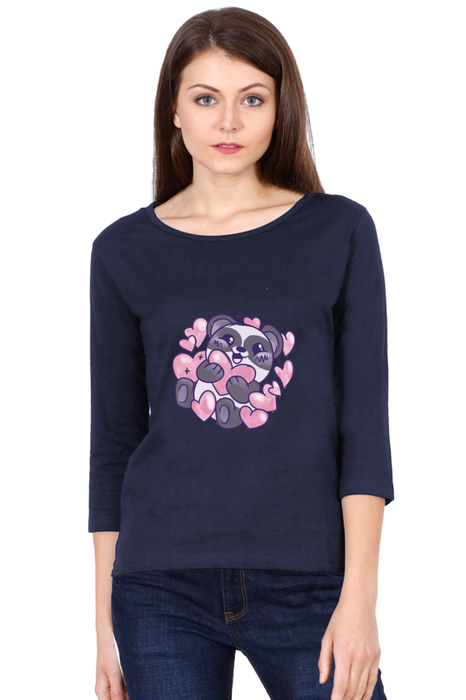 Panda Love Round Neck Full Sleeve