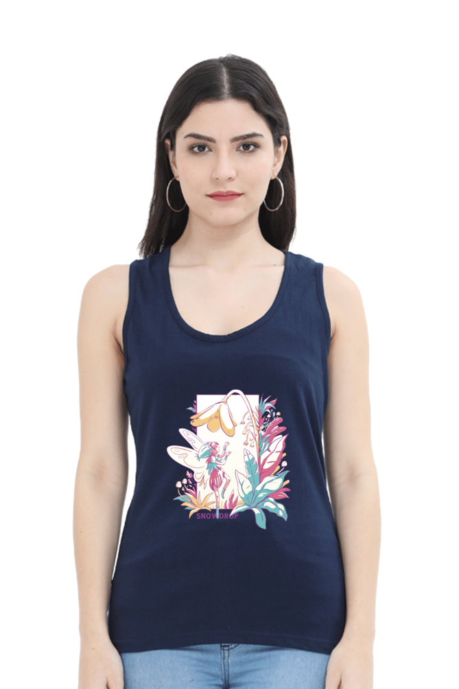 Small Fairy With Flowers Tank Top