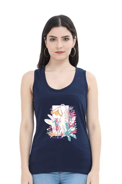 Small Fairy With Flowers Tank Top