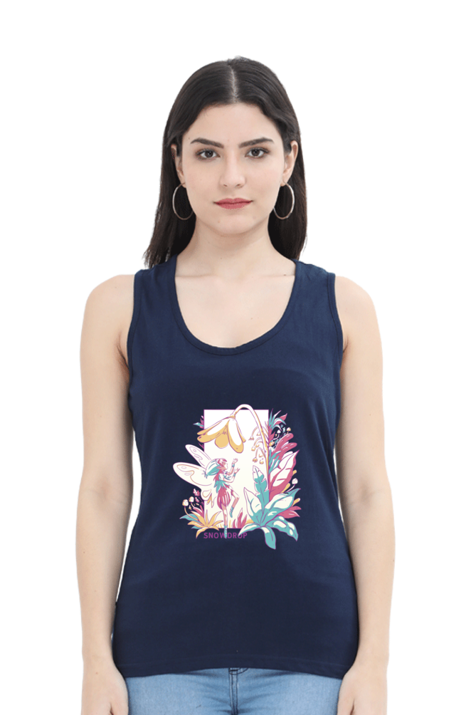 Small Fairy With Flowers Tank Top