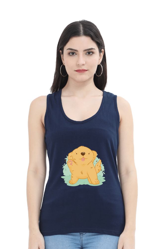Golden Kawaii Tank Top
