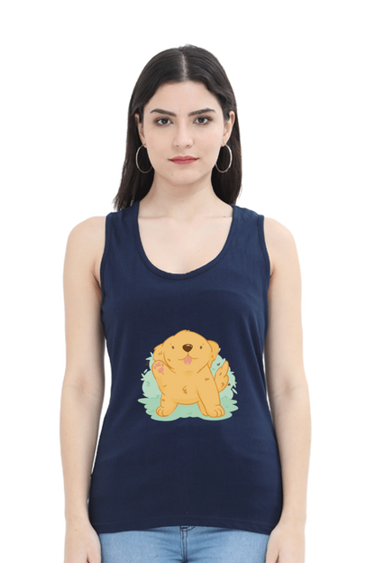 Golden Kawaii Tank Top