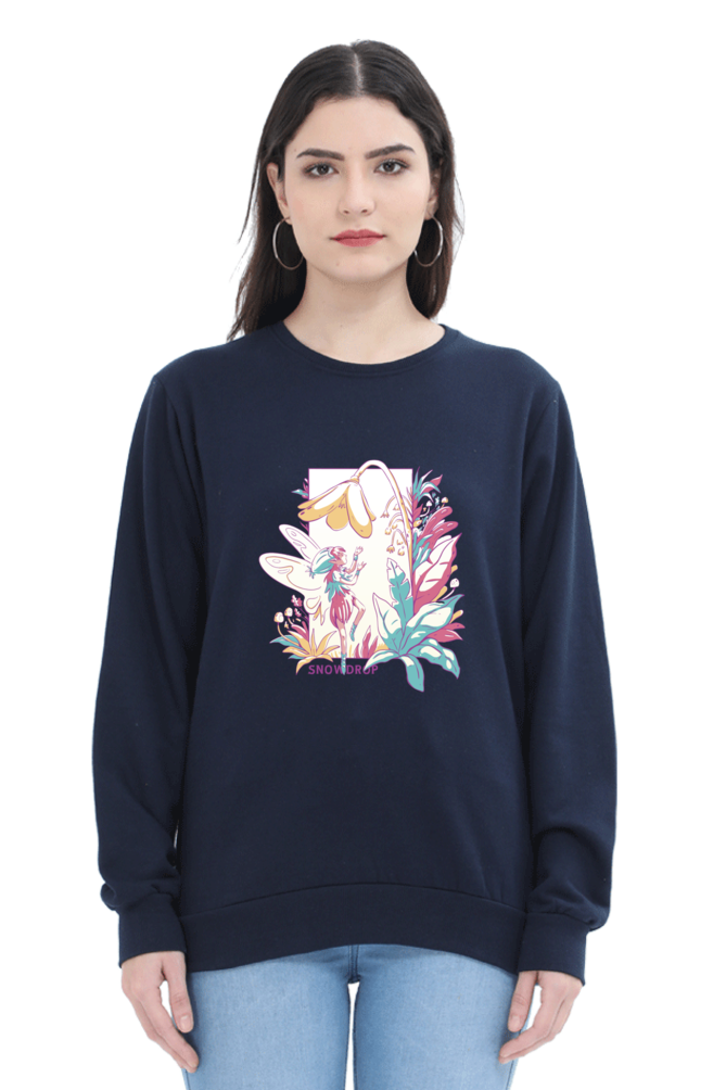 Small Fairy With Flowers Sweatshirt
