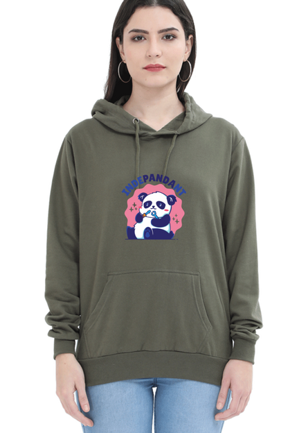 Indepandant Panda Hooded Sweat Shirt