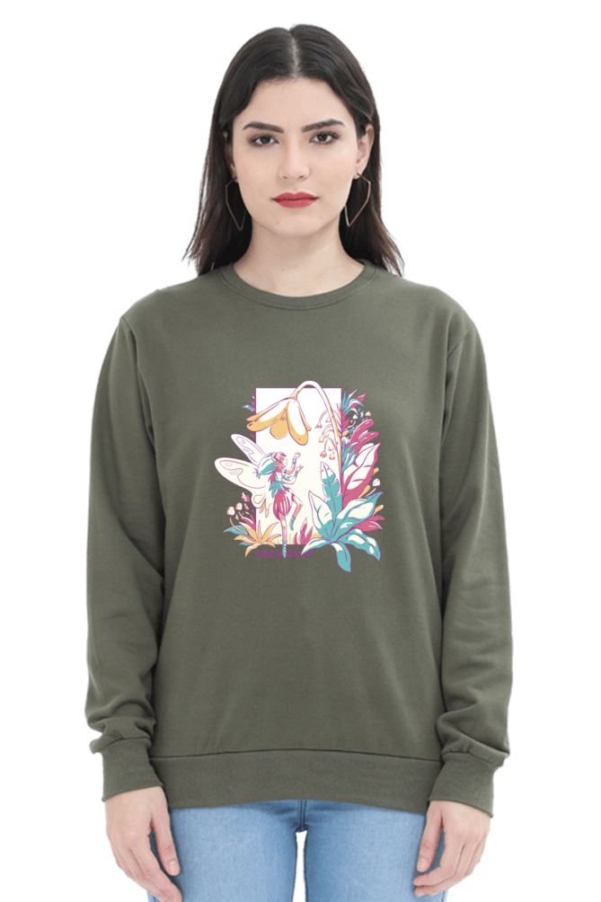 Small Fairy With Flowers Sweatshirt