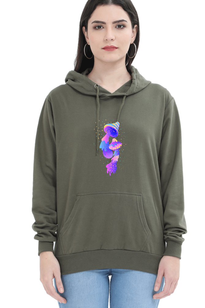 Psychedelics Mushroom Hooded Sweat Shirt