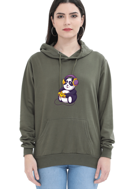 Gamer Panda Hooded Sweat Shirt