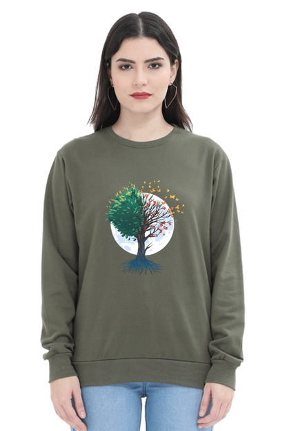 Tree Of Butterflies Autumn Sweatshirt