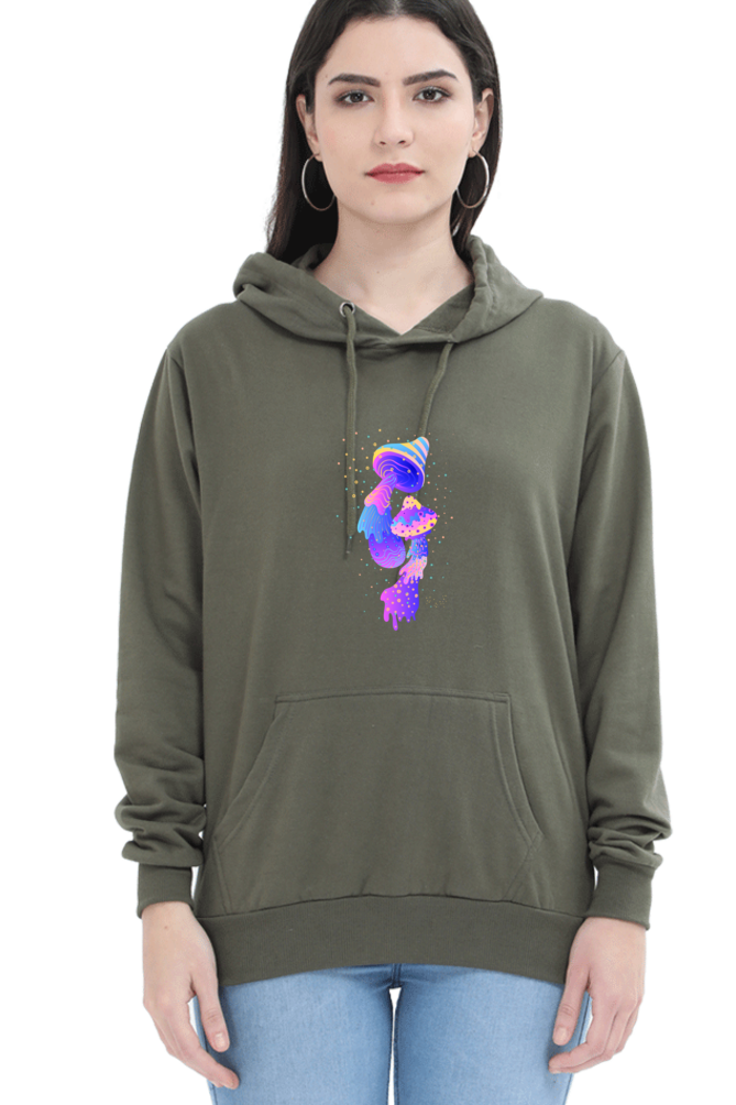 Psychedelics Mushroom Hooded Sweat Shirt