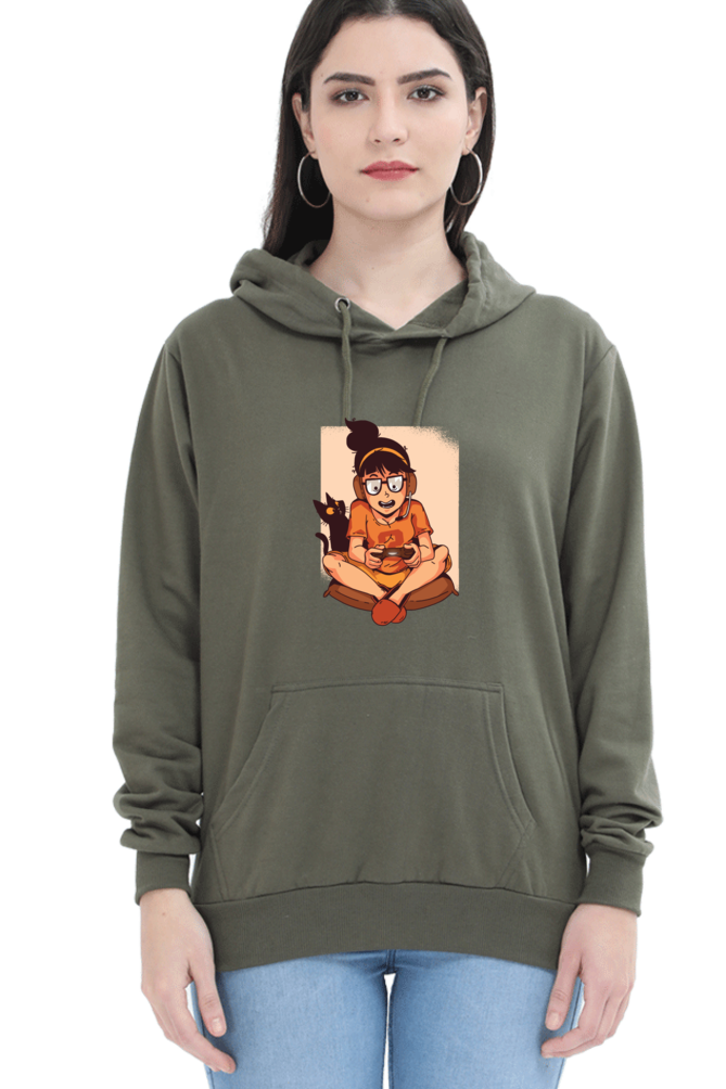 Gamer Girl Hooded Sweat Shirt