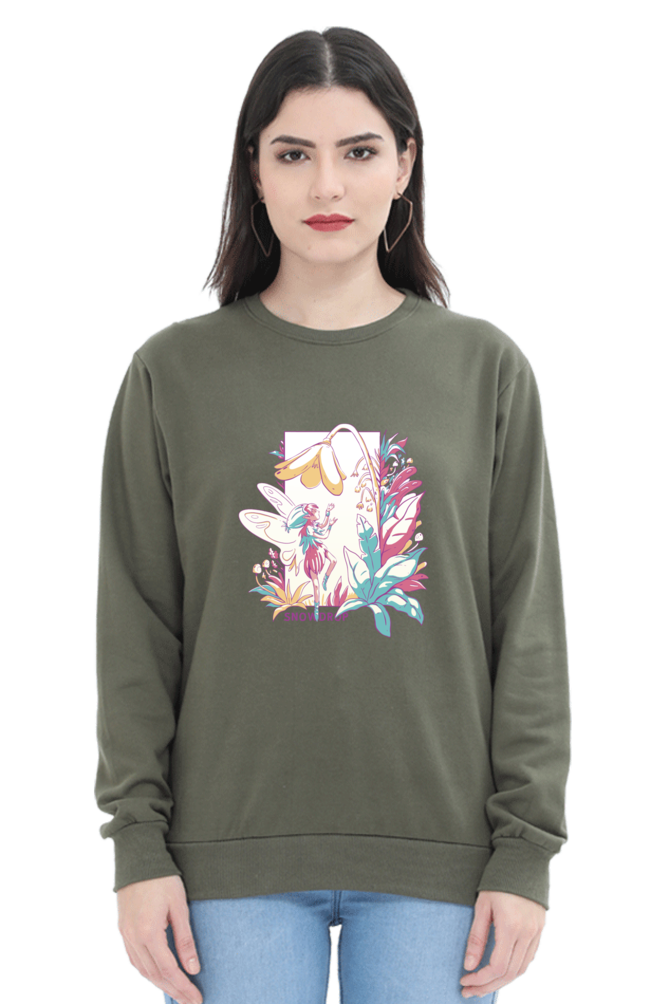 Small Fairy With Flowers Sweatshirt