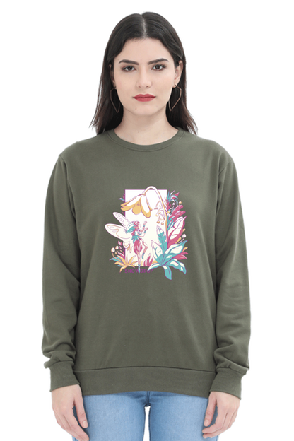 Small Fairy With Flowers Sweatshirt