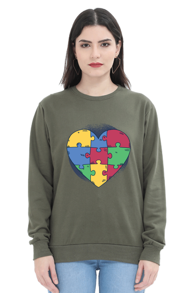 Autism Heart Puzzle Sweatshirt