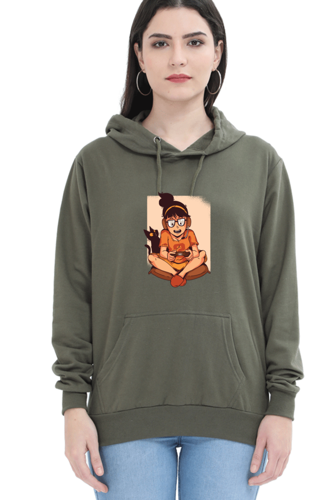 Gamer Girl Hooded Sweat Shirt