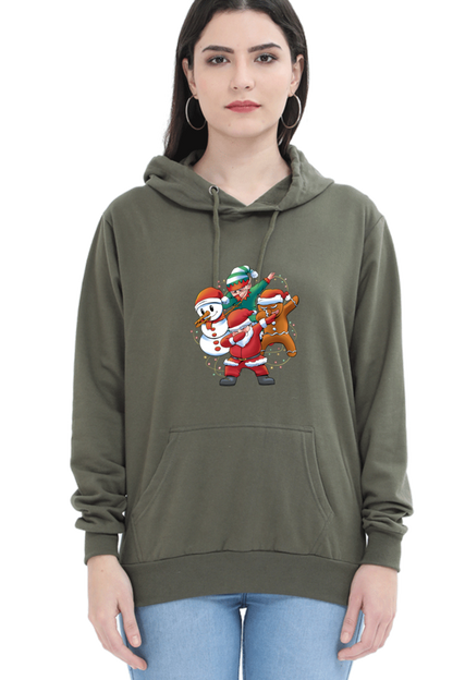 Santa Friends Hooded Sweat Shirt