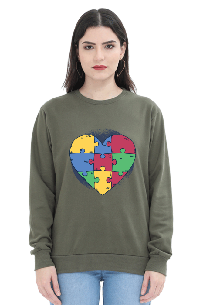 Autism Heart Puzzle Sweatshirt