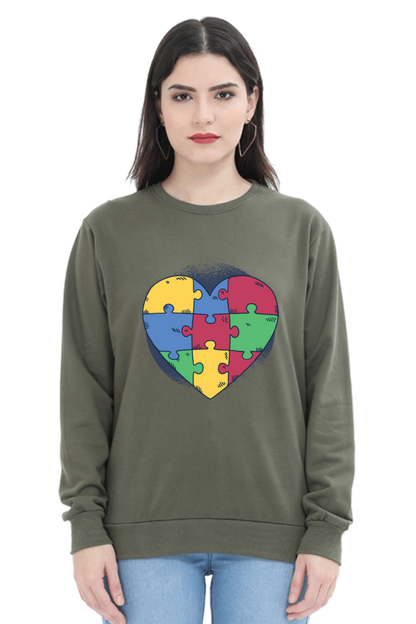 Autism Heart Puzzle Sweatshirt