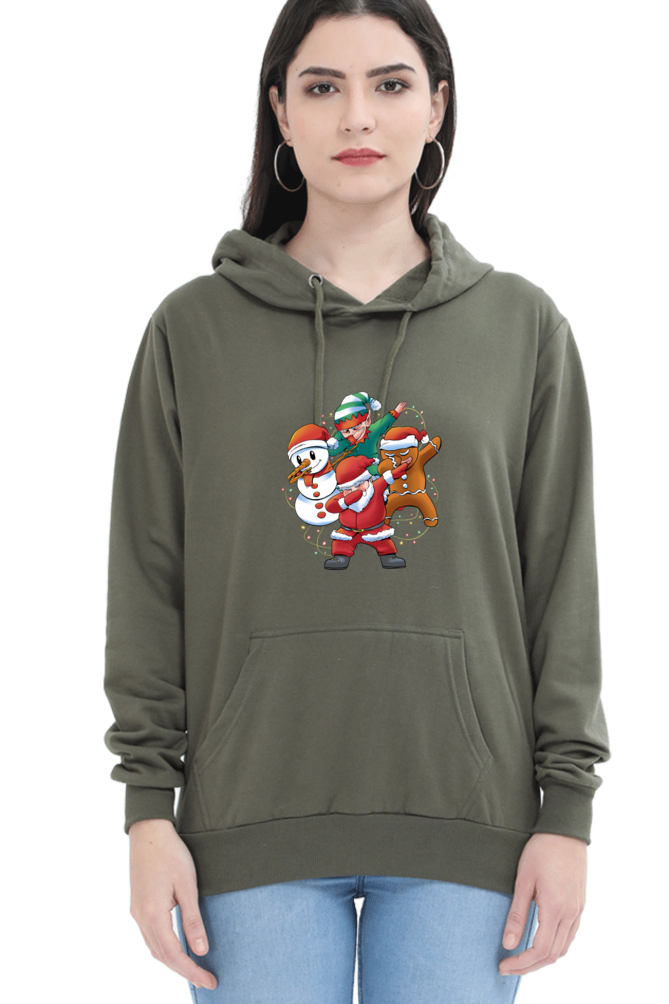 Santa Friends Hooded Sweat Shirt