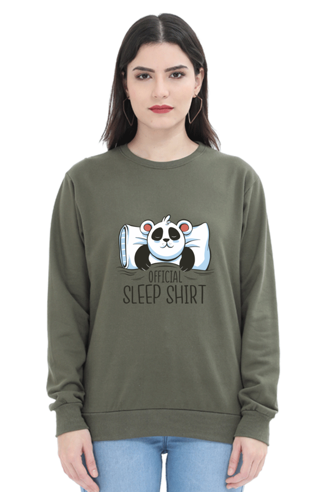 Panda Sleep Hooded Sweat Shirt