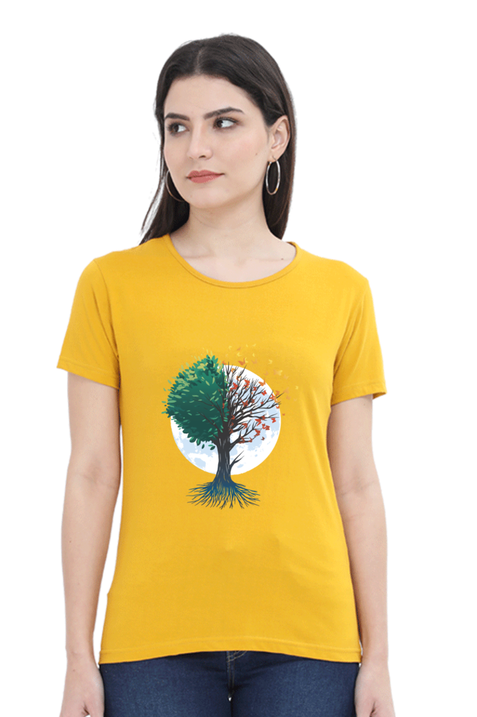 Tree Of Butterflies Autumn T-Shirt