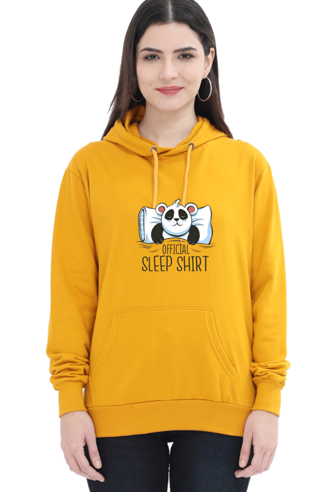 Panda Sleep Hooded Sweat Shirt