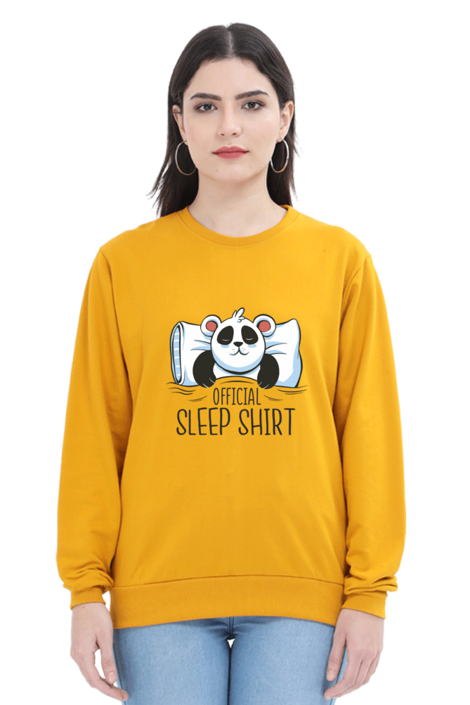 Panda Sleep Hooded Sweat Shirt