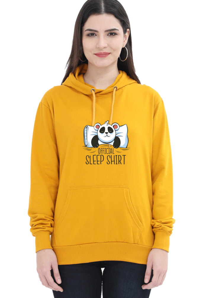 Panda Sleep Hooded Sweat Shirt