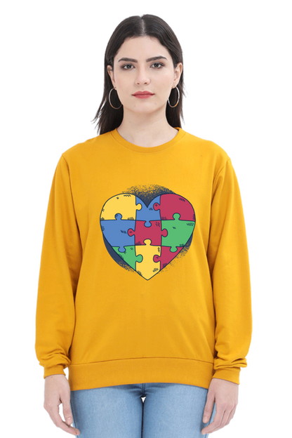 Autism Heart Puzzle Sweatshirt