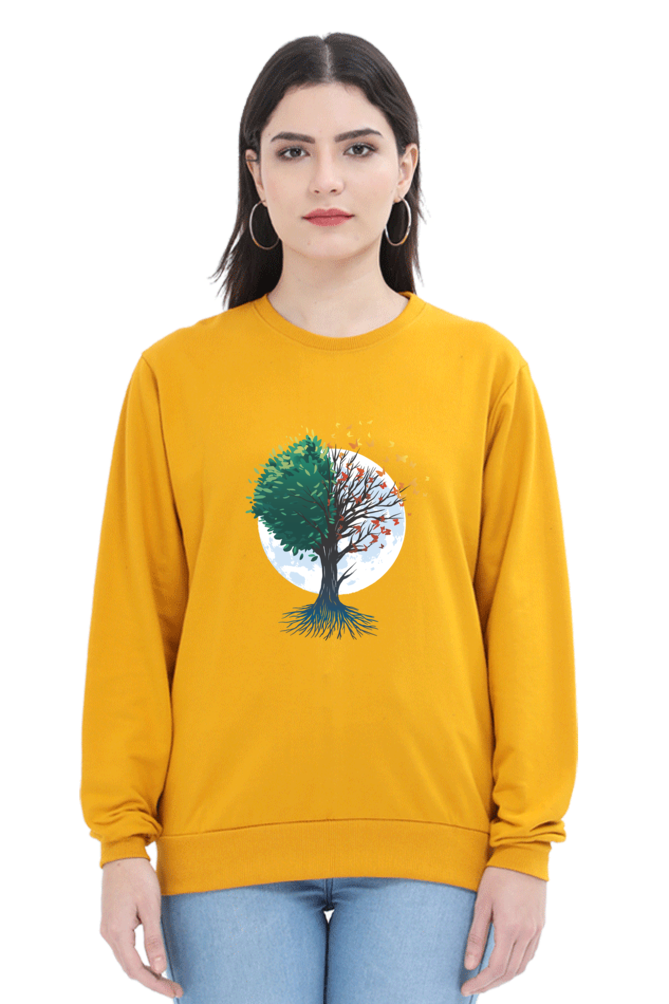 Tree Of Butterflies Autumn Sweatshirt