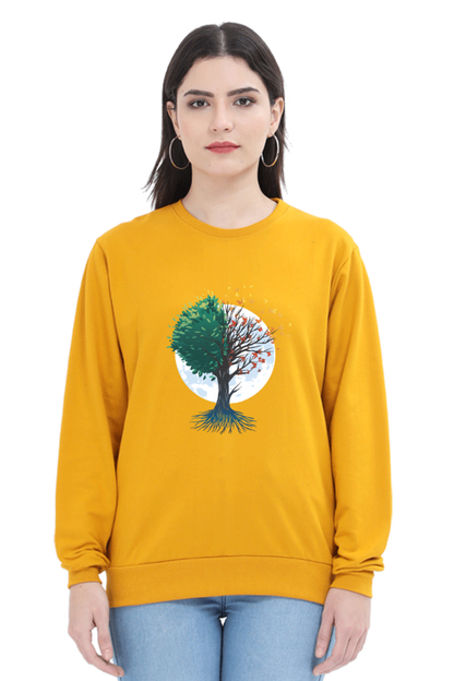 Tree Of Butterflies Autumn Sweatshirt